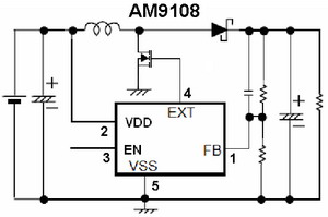  DC / DC ic circut  Am9108_439