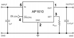  DC / DC ic circut  Ap1610_200