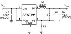  DC / DC ic circut  Apw7104_857