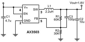  DC / DC ic circut  Ax3503_138