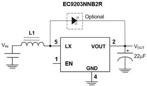  DC / DC ic circut  Ec9203nnb2r_275