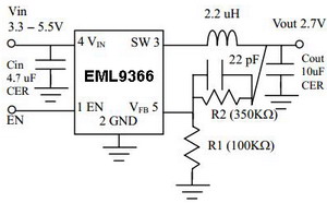  DC / DC ic circut  Eml9366_127