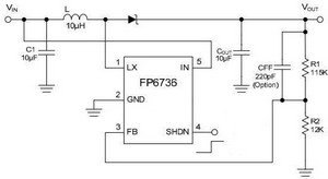  DC / DC ic circut  Fp6736_138