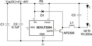  DC / DC ic circut  Is31lt3354_474