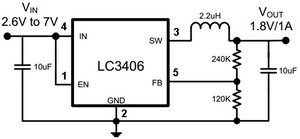  DC / DC ic circut  Lc3406_193