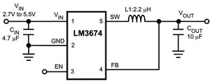  DC / DC ic circut  Lm3674_580