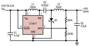  DC / DC ic circut  Lt1617_253