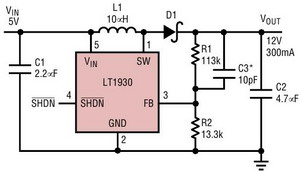  DC / DC ic circut  Lt1930_lt1930a_662