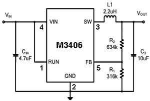  DC / DC ic circut  M3406_119