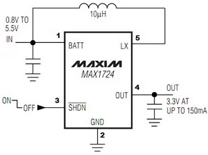  DC / DC ic circut  Max1722_max1723_max1724_375