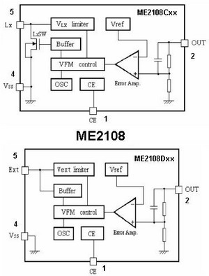  DC / DC ic circut  Me2108_126