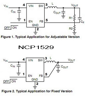  DC / DC ic circut  Ncp1529_755