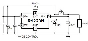  DC / DC ic circut  R1223n_169