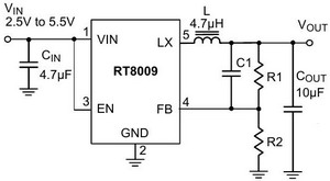  DC / DC ic circut  Rt8009_725