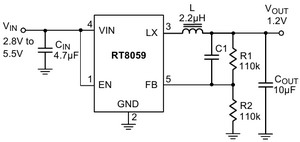  DC / DC ic circut  Rt8059_964