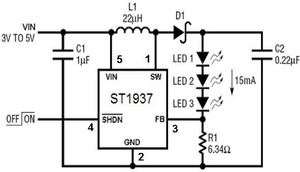  DC / DC ic circut  St1937_917