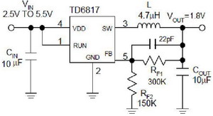  DC / DC ic circut  Td6817_825