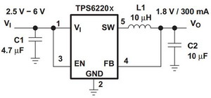  DC / DC ic circut  Tps6220x_191