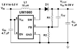  DC / DC ic circut  Um1660_152