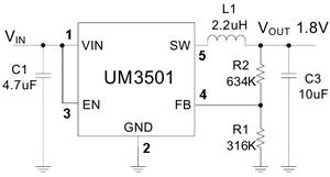  DC / DC ic circut  Um3501_193