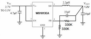  DC / DC ic circut  Wd1013ea_115