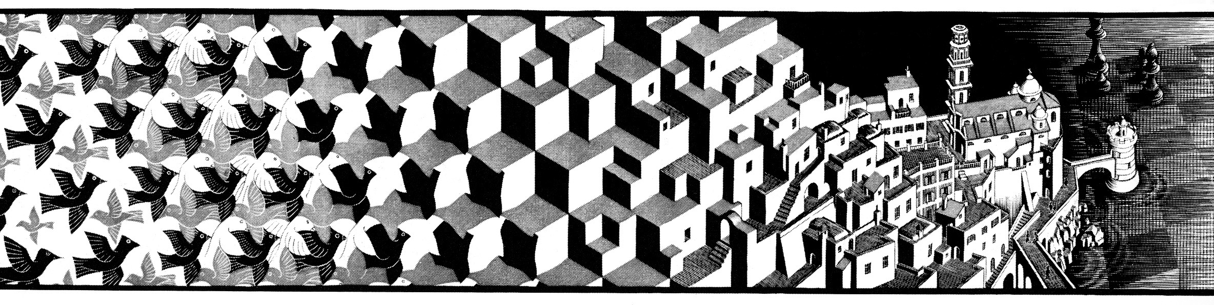 El mundo de M. C. Escher Escher-metamorphose