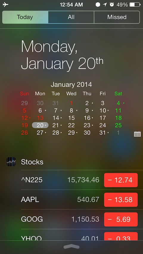 [CYDIA]Calendar Pro for NotificationCenter 1.1-3 Añade calendario a Centro de Notificaciones Calendarproweeapp1