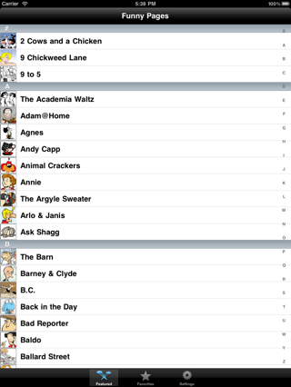 Funny Pages v1.0.5 Funnypages-ipad1