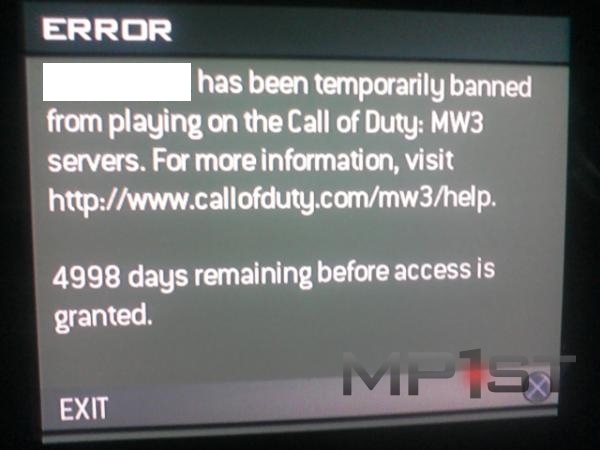 [Games] Jogador de Modern Warfare 3 é banido por 5000 dias MW3-5000-Days-Ban-MP1st