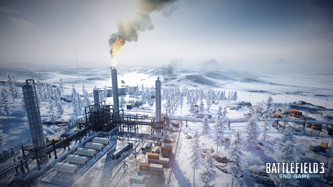 Battlefield 3: Os quatro novos mapas de End Game revelados End_Game_Sabalan_Pipeline_Water