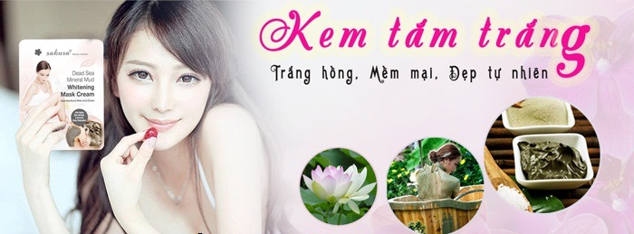 Sakura Dead Sea Mineral Mud Whitening Ma trắng hồng tự nhiên Tambun1