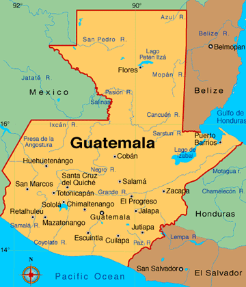 Guatemala, paraíso de cárteles mexicanos (reportaje)  Guatemala_map