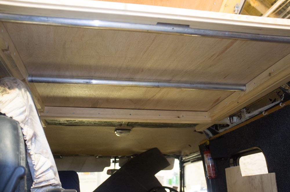 Lifting roof on a 110 Defender (home made! en Ecosse!) Pipe-2