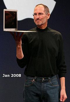   Is Steve Jobs Sick and Will He Ever Be On Stage Again? Skinny-apple-steve-jobs-mac-book-air2008