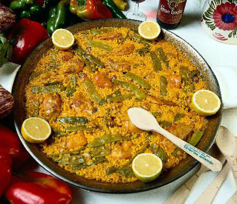 ¡Comidas típicas! Paella