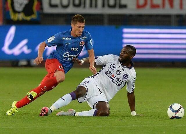 Jonathan Delaplace et les Caennais ont souffert face aux Toulousains de Tongo Doumbia.