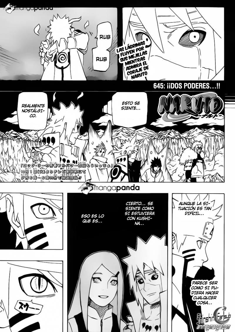 Naruto manga 645 - ¡¡!Dos poderes...! 02