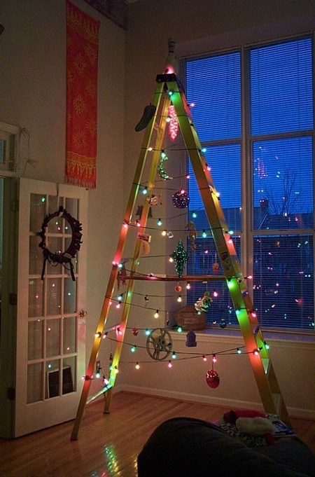 Idées de sapin originales pour Noël Diy-christmas-tree-ideas24