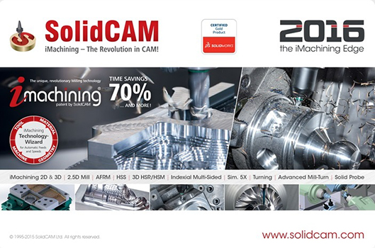 SolidCAM 2016 SP1 HF1 Multilenguaje (Español) for SolidWorks 2012-2017 64 bit SolidCAM.2016