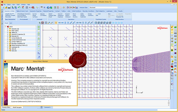 MSC Marc Mentat 2016.0 Multilingual + Documentation 64-bit MSC.Marc.Mentat.2016.0