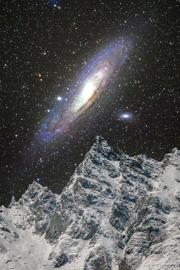 Les éblouissantes photographies cosmiques de Sandro Casutt, au beau milieu d'un village suisse ! Par Corentin               Sandro-Casutt-Andromeda-Galaxy-9