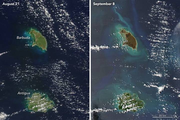 IRMA: "El huracán más fuerte" jamás visto en el Atlántico Irma-islands-before-n-after3