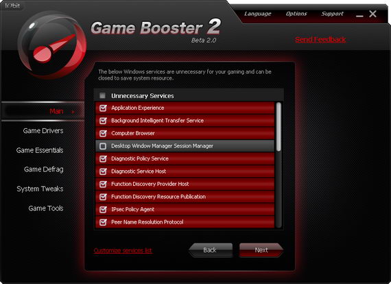  How to get PC games running at it's best performance? IObit-Game-Booster-v2-Shut-Down-Unnecessary-Services