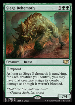 Commander 2014 Siegebehemoth