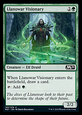 Core Set 2021  `[HILO GENERAL] Llanowarvisionary