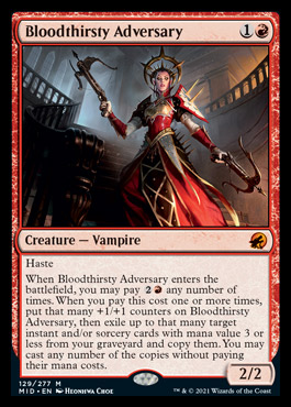 Innistrad: Midnight Hunt [HILO GENERAL] Bloodthirstyadversary