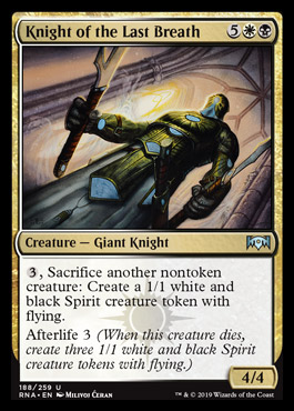 Spoilers de Ravnica Allegiance - Página 5 Knightofthelastbreath