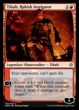 Spoilers de War of the Spark Tibaltrakishinstigator