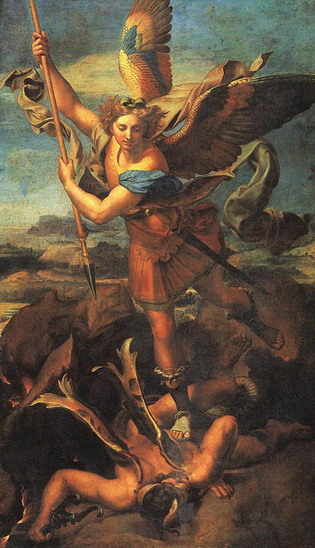 Le 29 septembre ( Saint Michel ) et le 2 octobre : fête des anges  St_michel