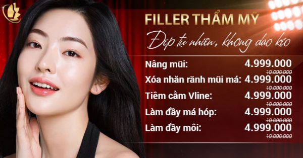 Khuyến mãi thẩm mỹ Vip: “thời khắc lột xác – nhận vàng liền tay” Khuyen-mai-tham-my-vip-filler-600x314